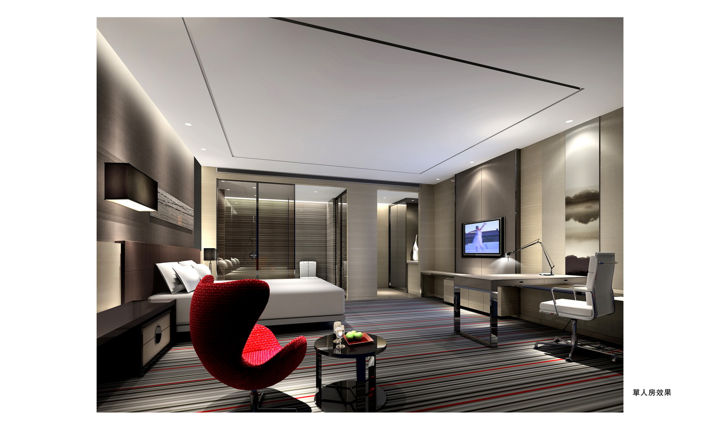 福州最佳西方财富酒店施工图-amp;效果图-3