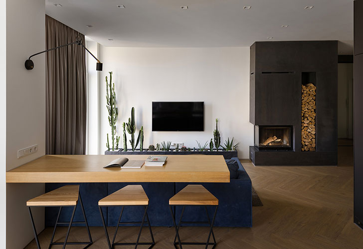 124㎡基辅三层现代公寓-3