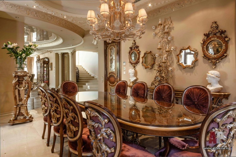 古典庄园带俱乐部区域的室内设计丨Путиловская Марина(玛丽娜·普季洛娃)-18