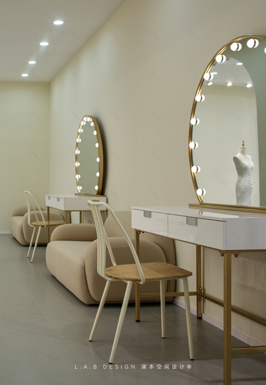 白月婚纱试衣空间设计丨中国南京丨L.A.B DESIGN(澜本)-54