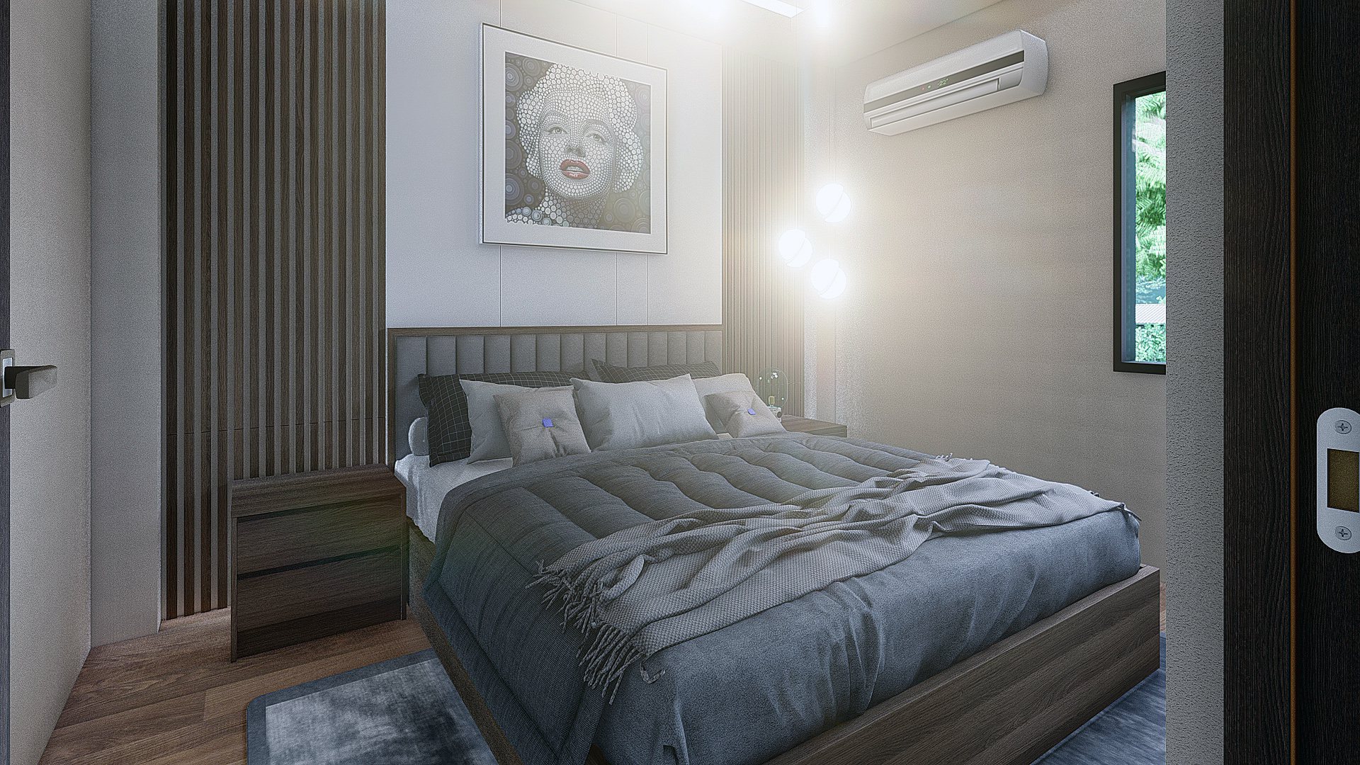 تصميم لوحده 90 متر اسكان اجتماعي بجمهورية مصر العربيه-14