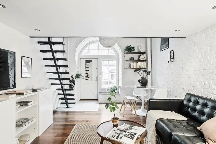 23 平米完美公寓,百年老建筑中的现代魅力-1