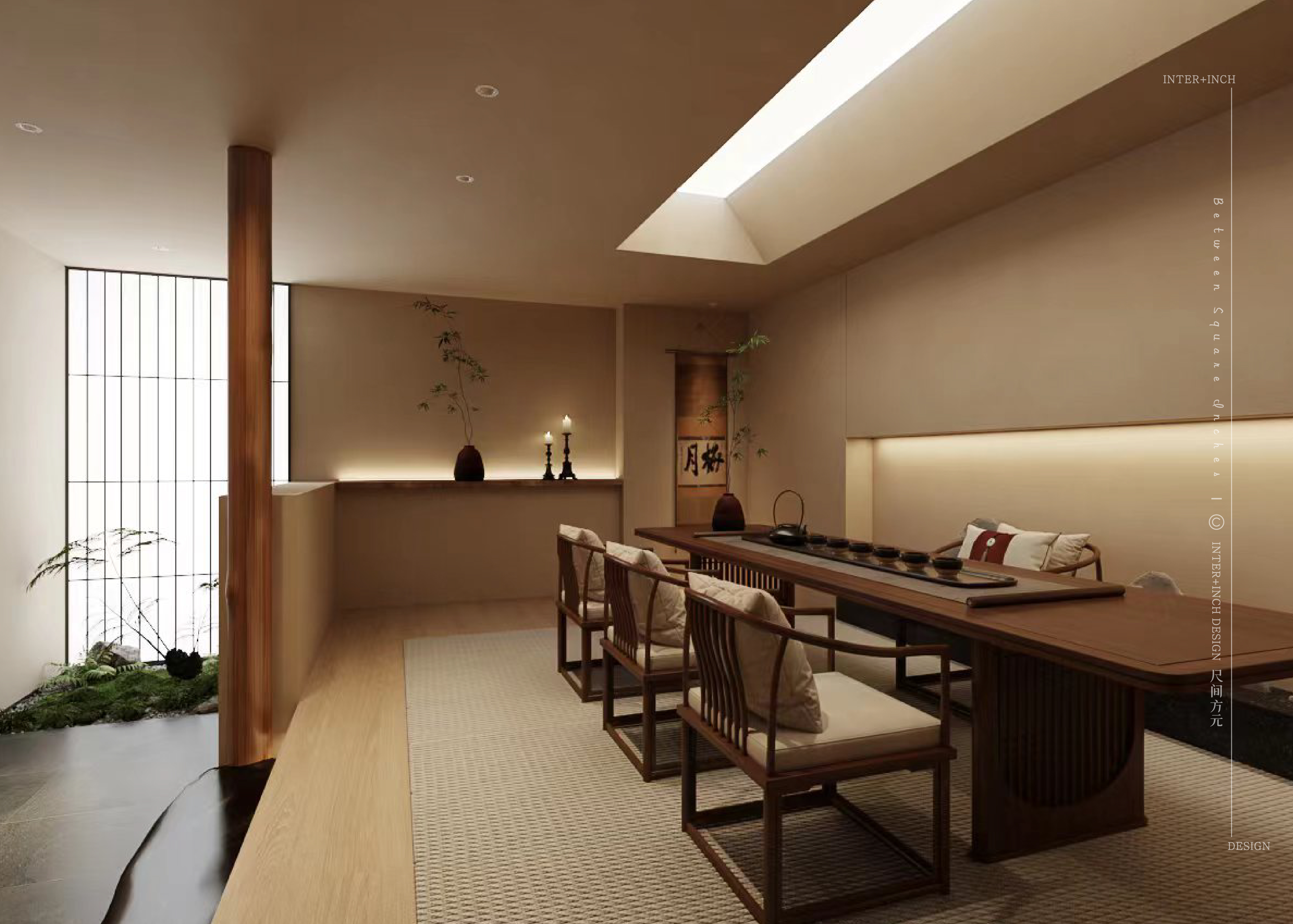 禅意新中式茶室商业空间设计丨尺间方元-13