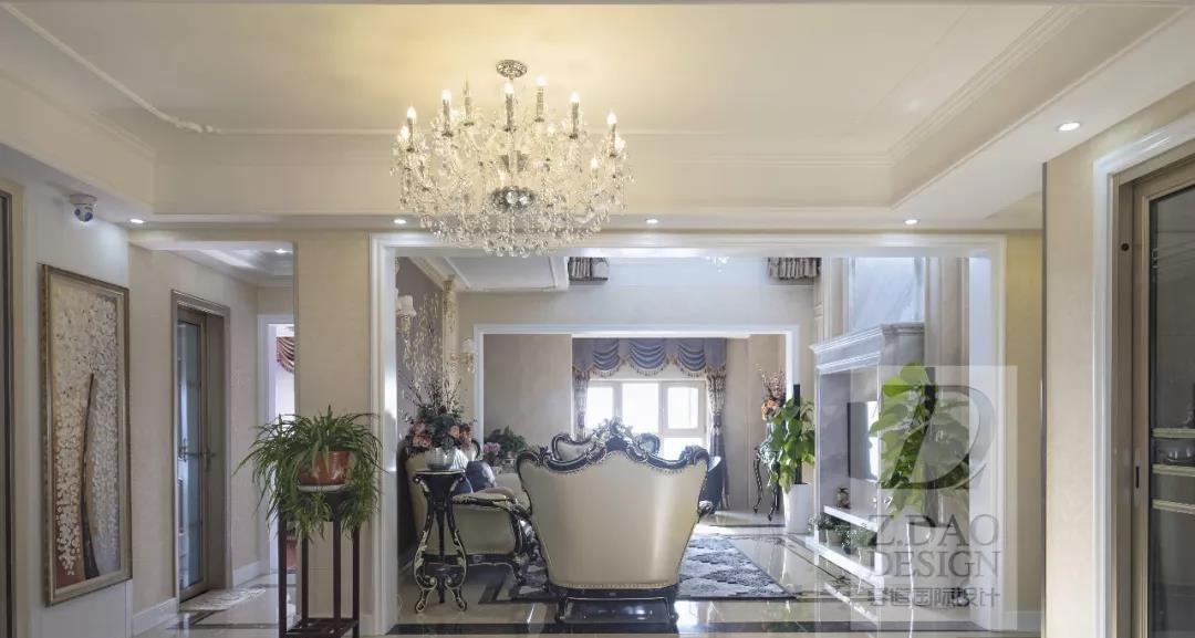 尊道国际设计 | 欧式奢华平层空间,尽显浪漫与温馨-9