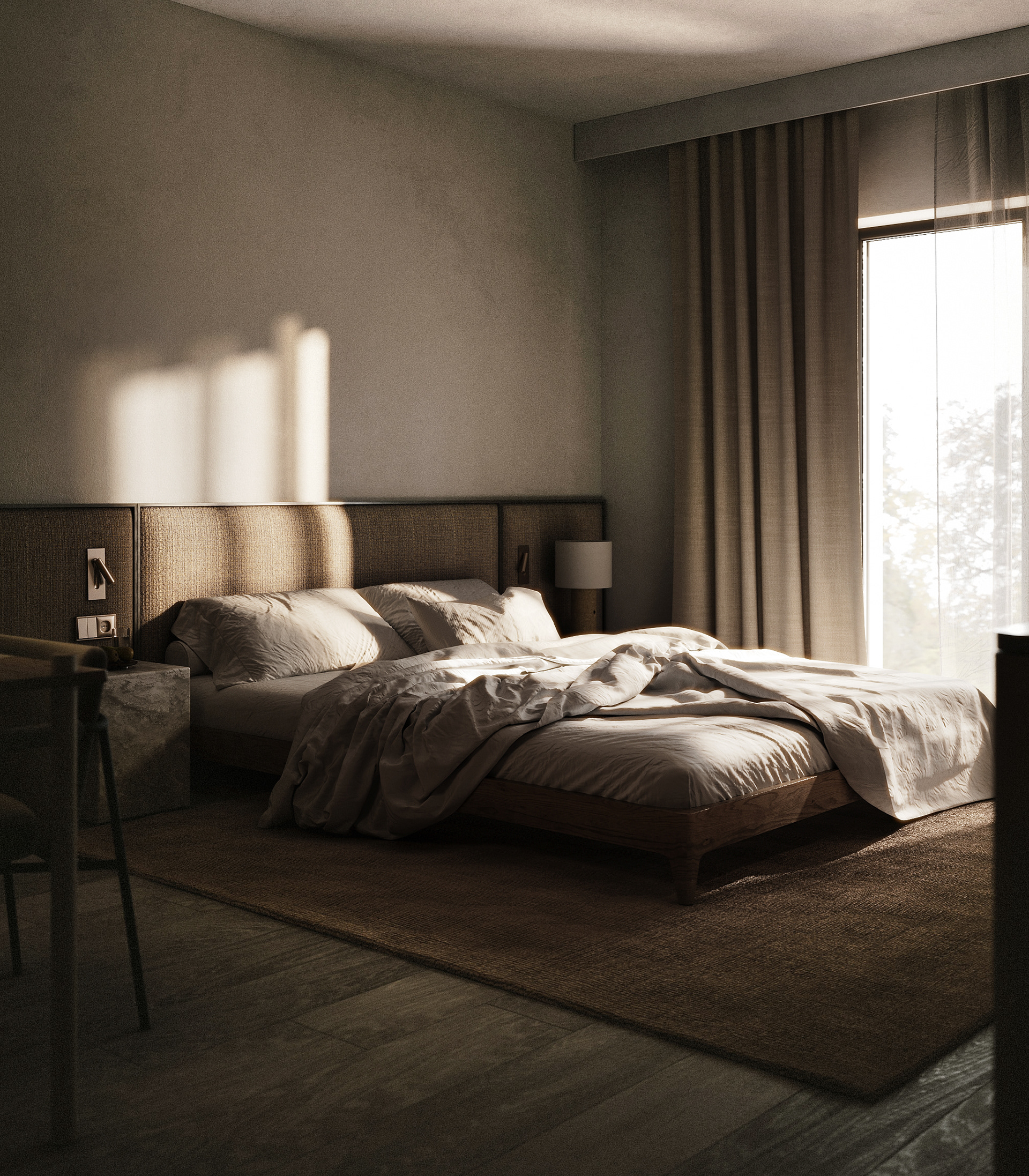 Morshyn 酒店房间设计丨乌克兰丨Alina Sanina-0