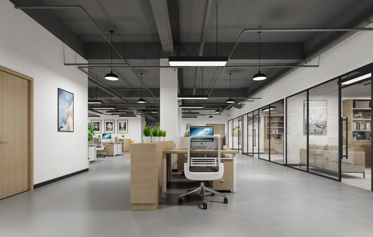 新中式遇见工业风办公空间设计丨中国上海丨北京中本建筑装饰工程有限公司-8