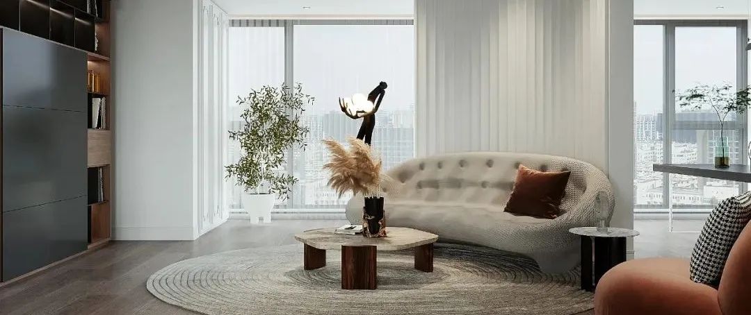 上元湾诗意美宅丨墨白设计-42