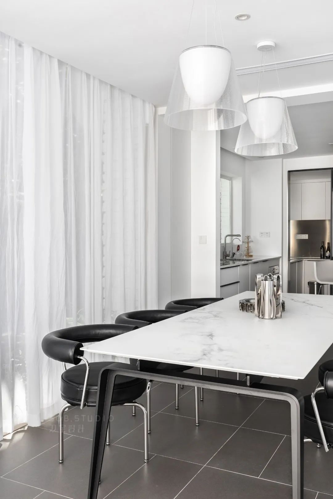 包豪斯极简主义,双宝设计打造 300㎡白色空间-27