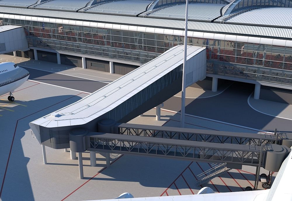 香港国际机场中场客运廊丨中国香港丨Aedas-17