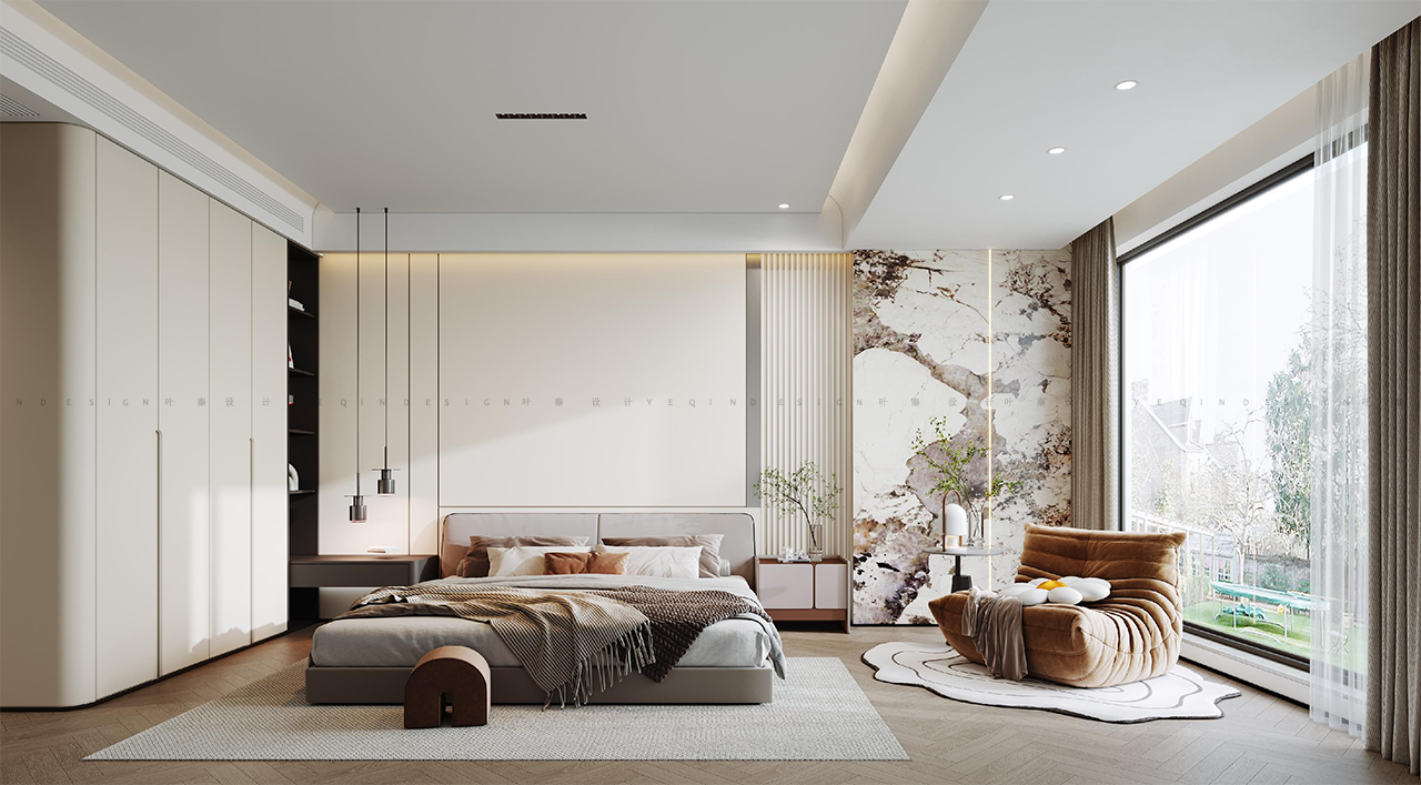 临湖而墅丨叶秦组设计-52