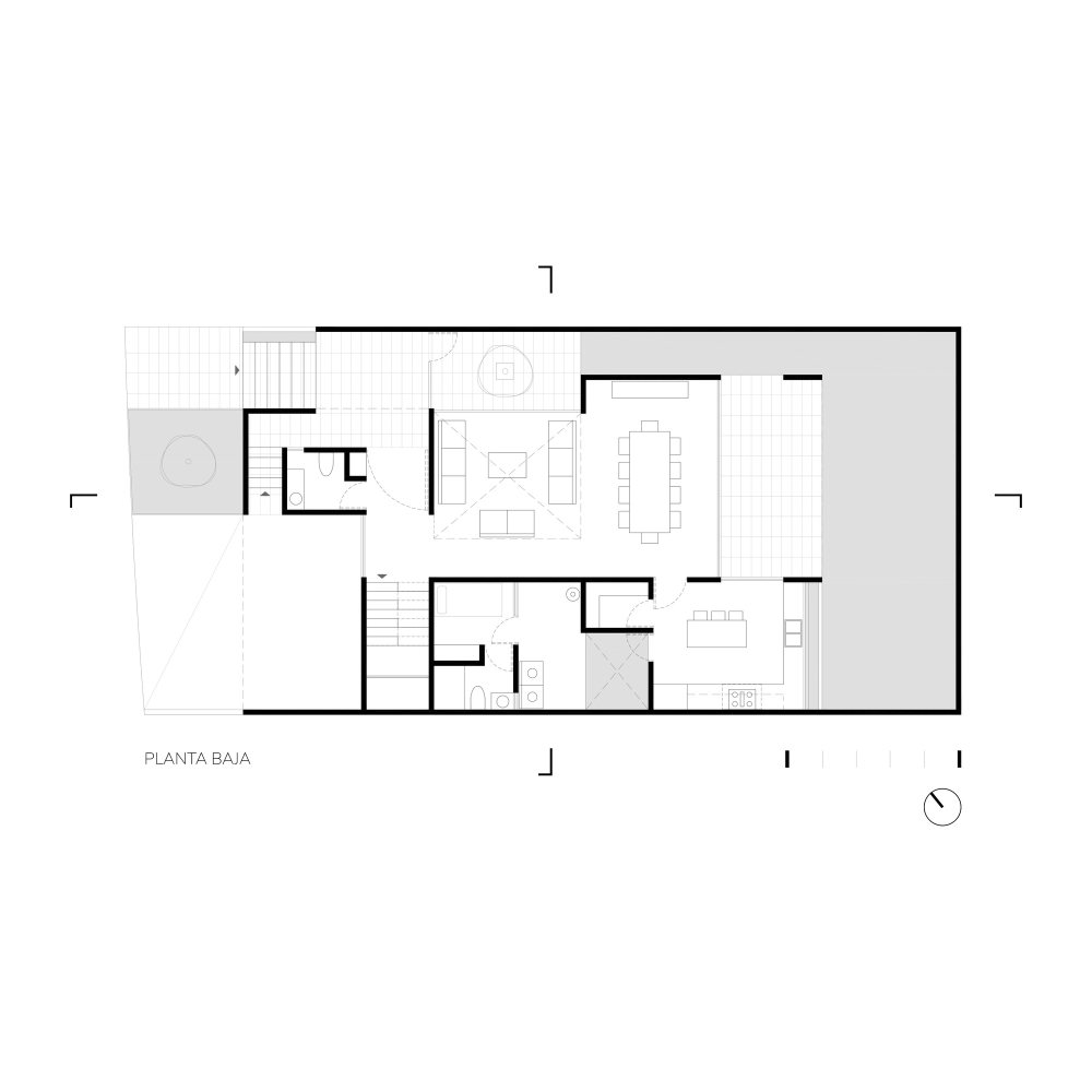 墨西哥 D-4 别墅 | 木质立方体与户外庭院打造独特空间-39