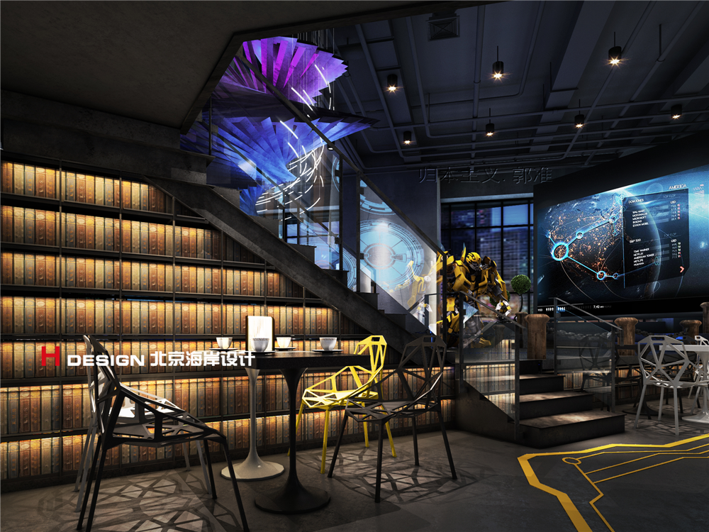 创客咖啡室内设计案例——北京海岸设计出品-45