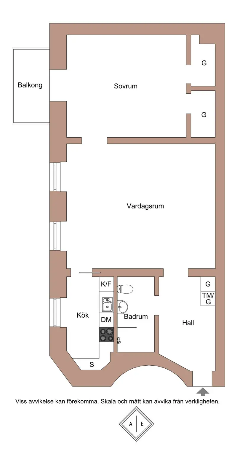 瑞典斯德哥尔摩 50m2 灰调一居的现代魅力-20