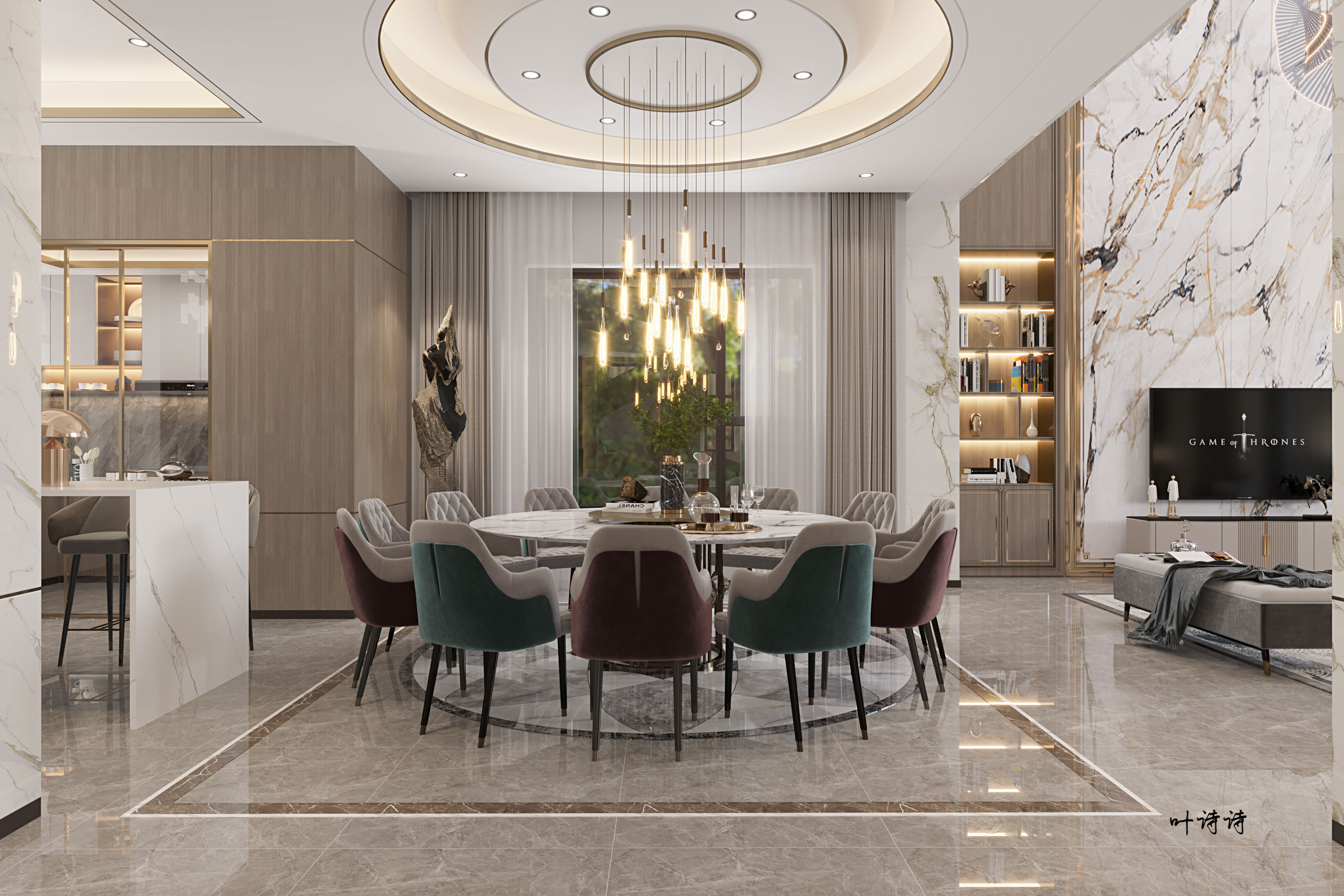 现代简奢风别墅，就是这么撩人！-2