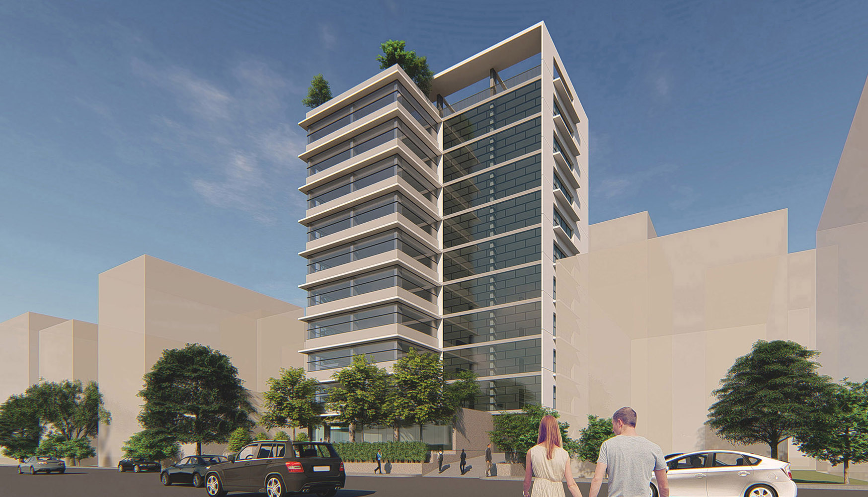 AG Heights · 达卡新商业地标的绿色建筑设计丨孟加拉国达卡丨Oli Mahmud Architects-7