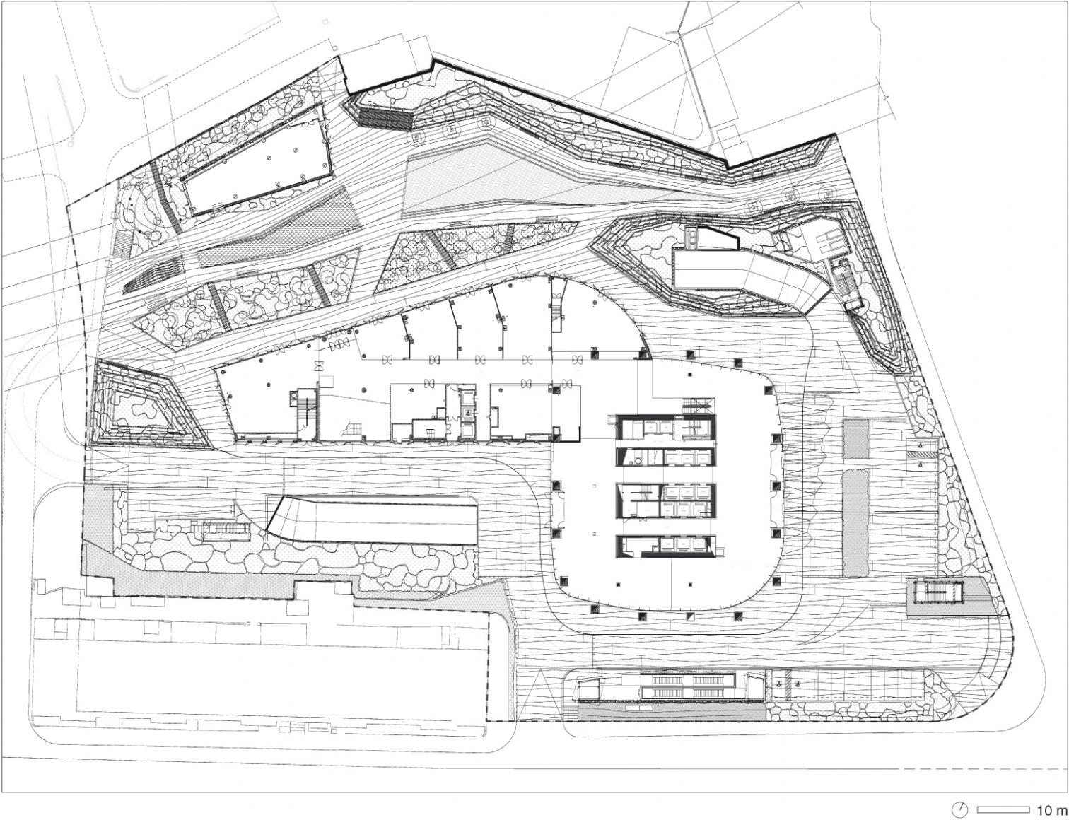 上海虹口 Soho 大厦 | 铝制网格打造的动态办公楼-11
