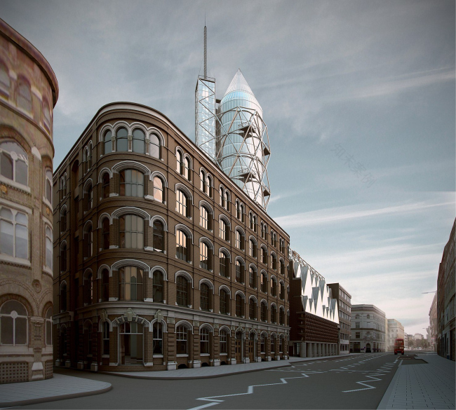 多用途综合大楼Southwark Square丨英国伦敦丨工作室44-25