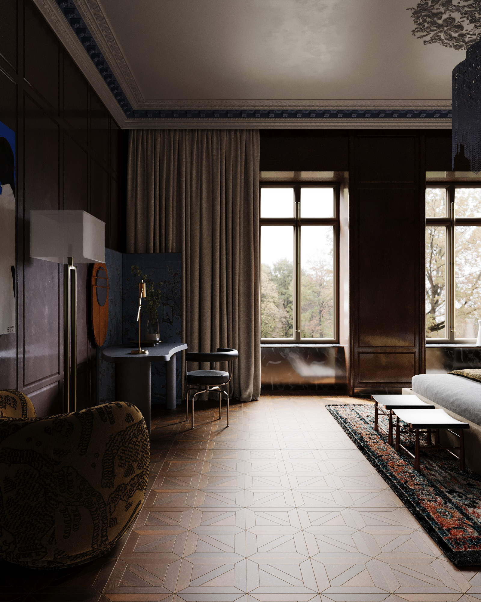 卧室丨俄罗斯莫斯科丨ANASTAS CHEKALOV-6