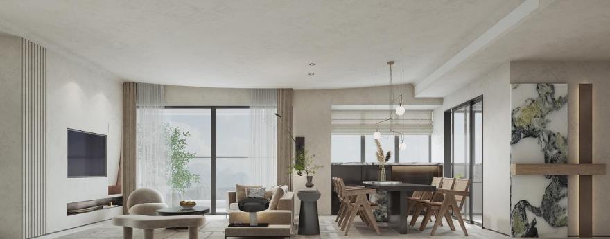 111㎡四口之家,低奢自然简约空间改造记-106