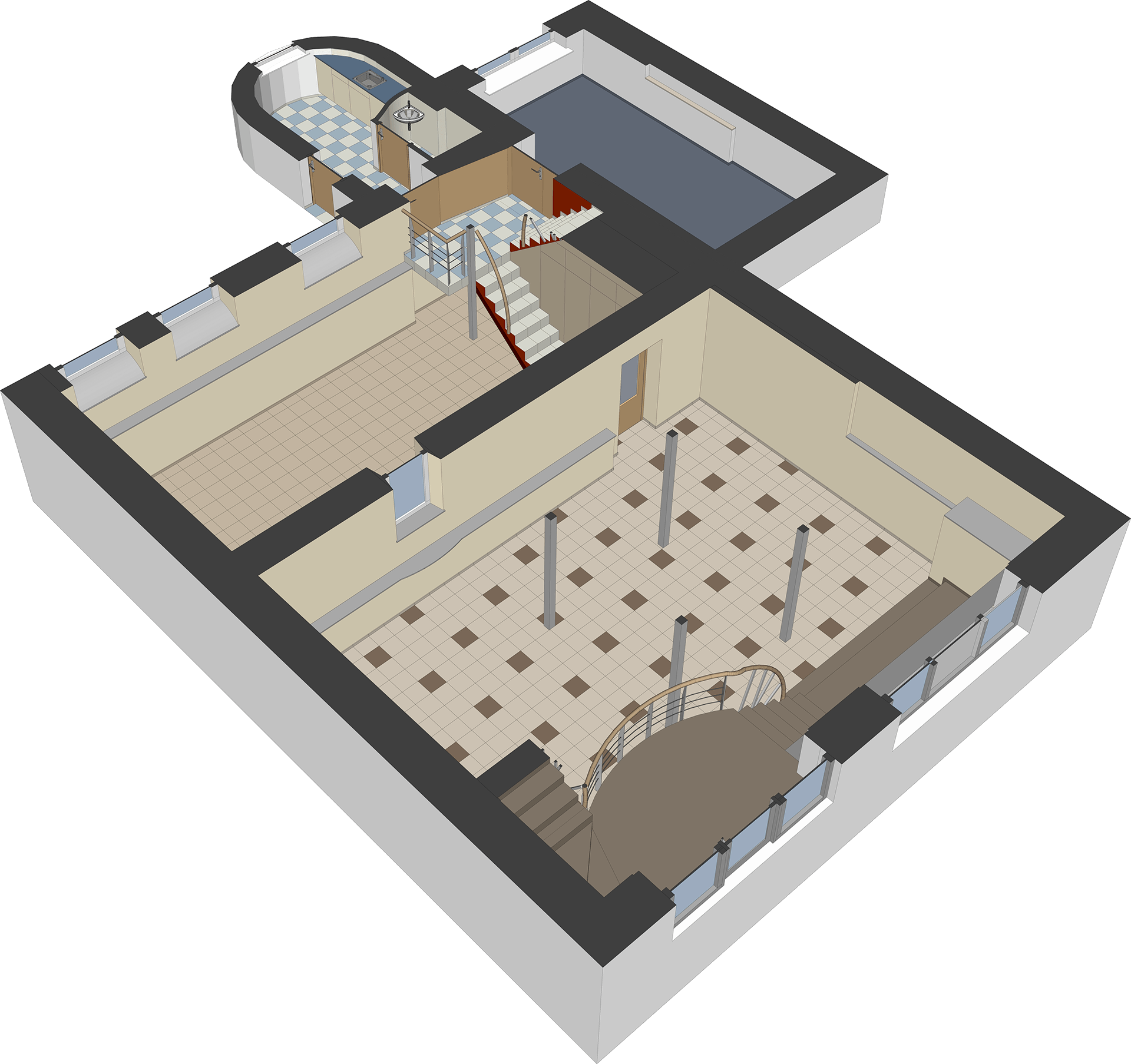 Commercial Space – 3D Visualizations-0