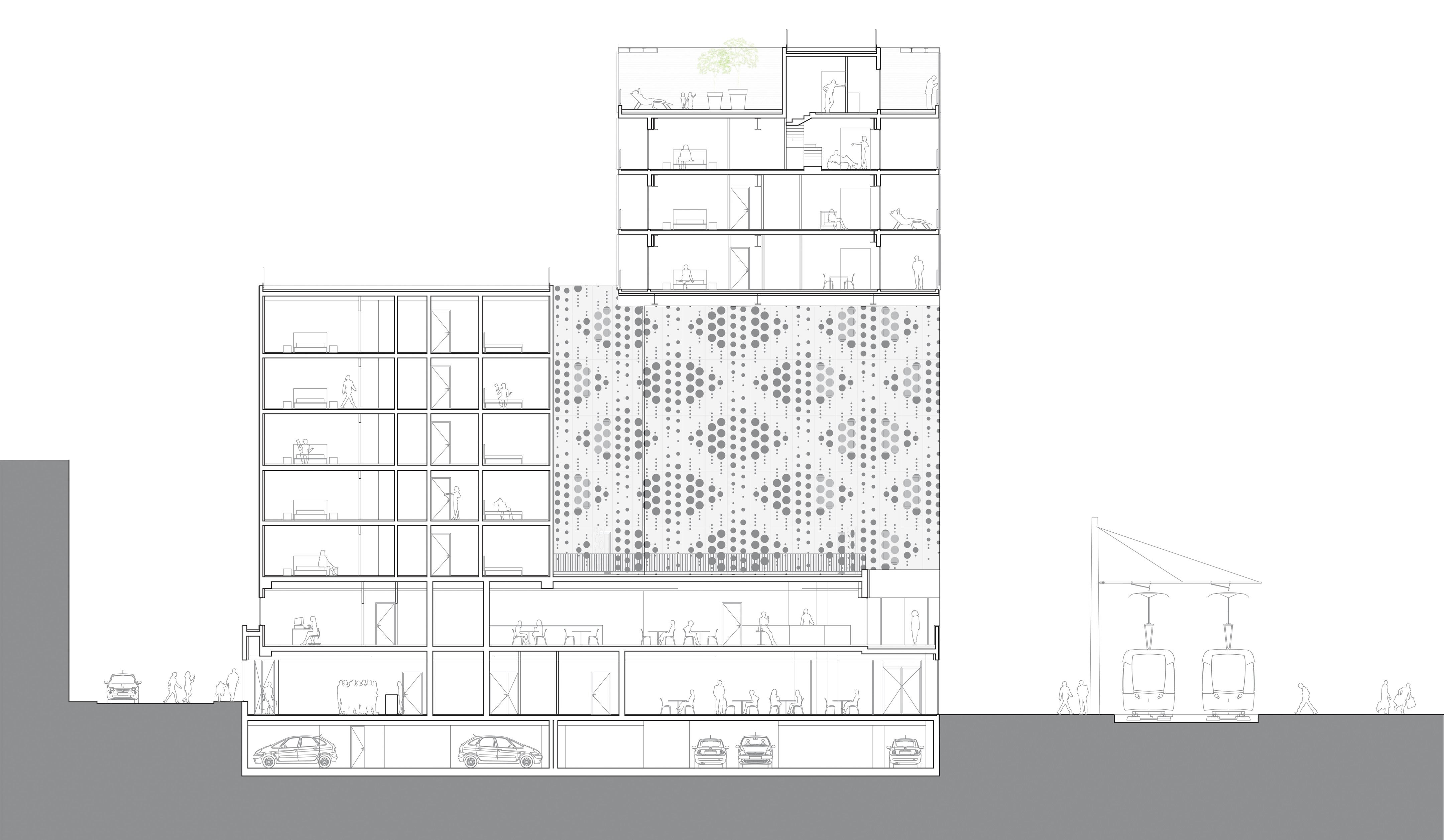 贝洛阿酒店 · 三维折叠的共享城市空间-43
