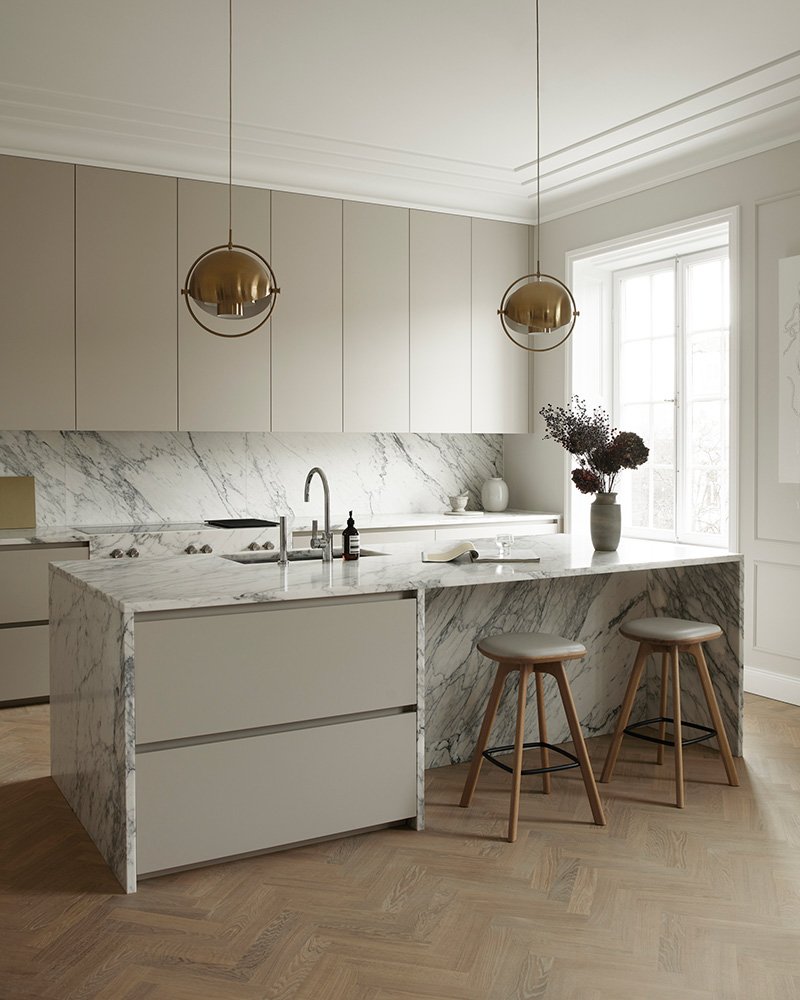 Modern kitchen in Scandinavian design — Nordiska Kök-2