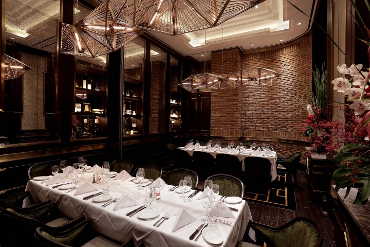 Ruth Chris Steak House寿司吧室内设计丨印度丨Metaphor Interior建筑事务所-10