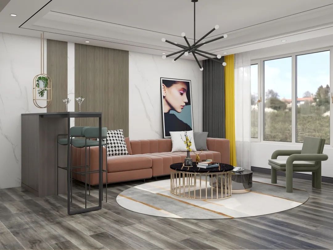 122㎡现代婚房设计-22