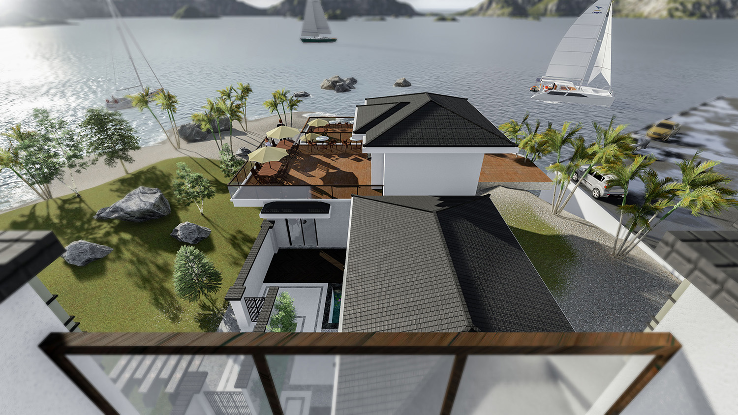 休闲海景别墅设计-9