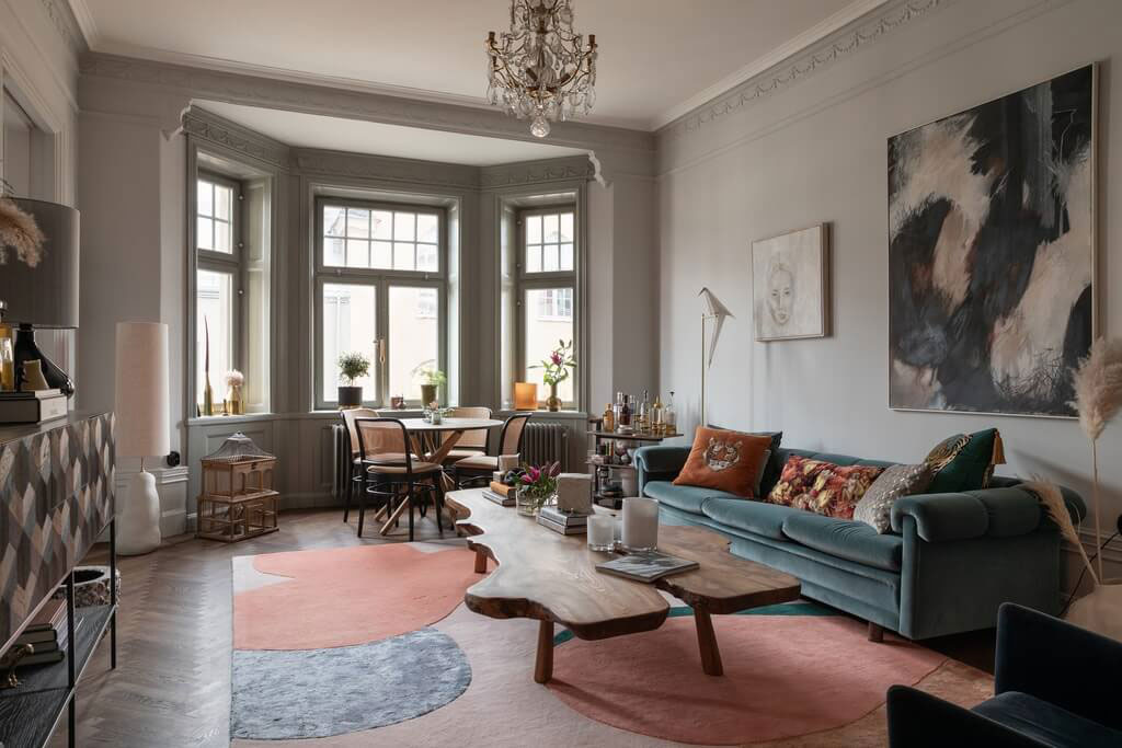 瑞典斯德哥尔摩公寓 | 经典与现代的完美融合-1