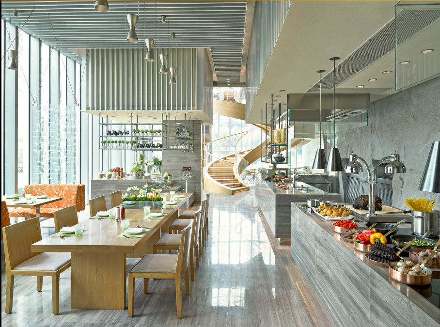 傅厚民AFSO 上海静安香格里拉大酒店3F中餐厅夏宫CAD施工图+相片-6