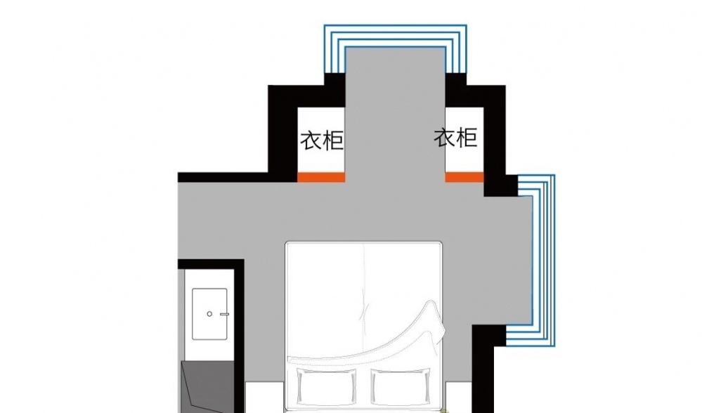 玖雅平层设计 | 异形客厅的完美破局-84