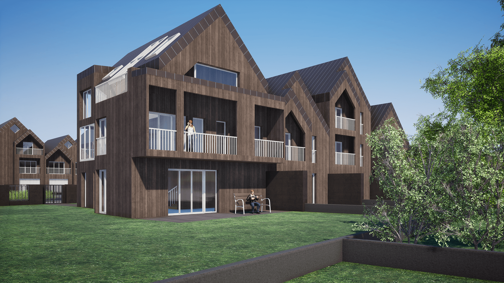 高密度和低层多功能木结构住宅区丨波兰比得哥什丨Damian Dominiczak-403