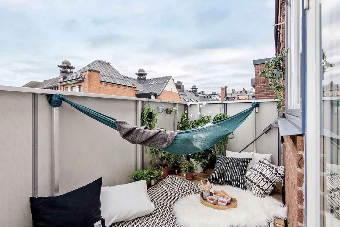 春日阳台休闲时光——45 平米小公寓的惬意设计-12