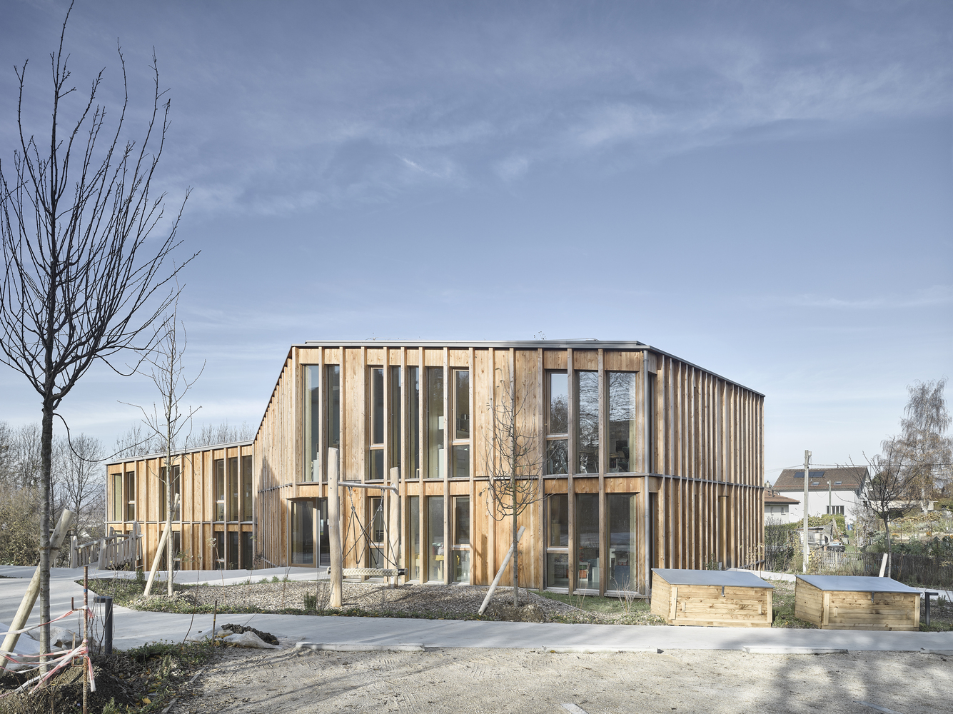 瑞士瑞纳斯幼儿园丨Atelier Pulver Architectes-19