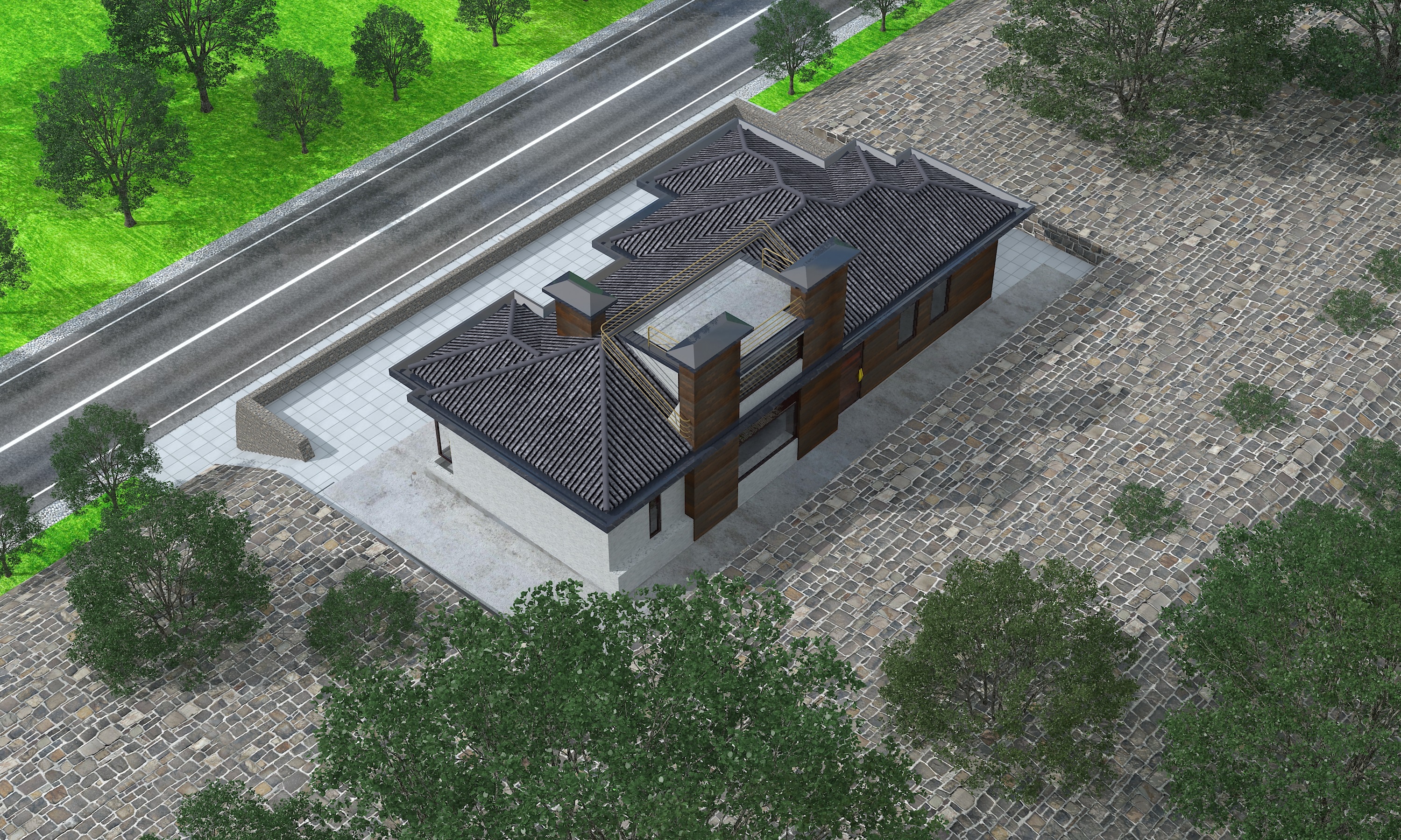 狮子座别墅设计-21