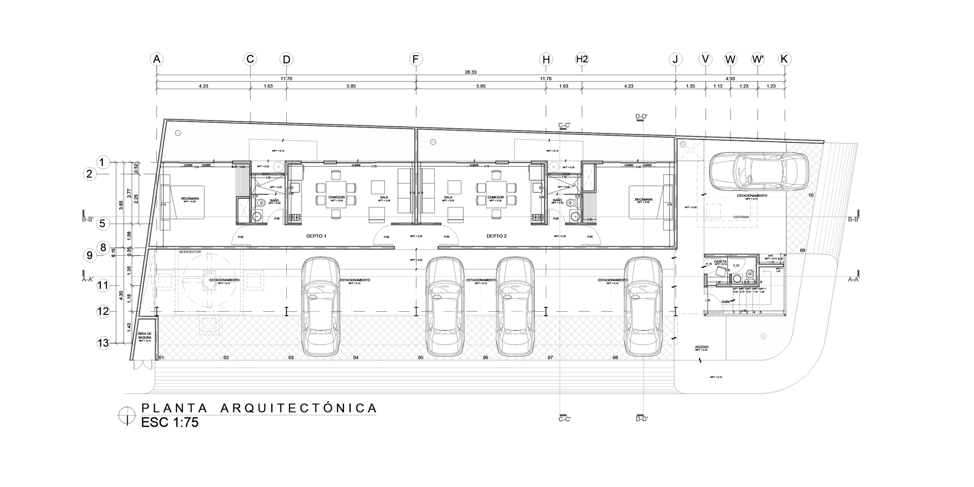 布甘比利亚斯公寓丨墨西哥丨Taller Mexicano de Arquitectura-18