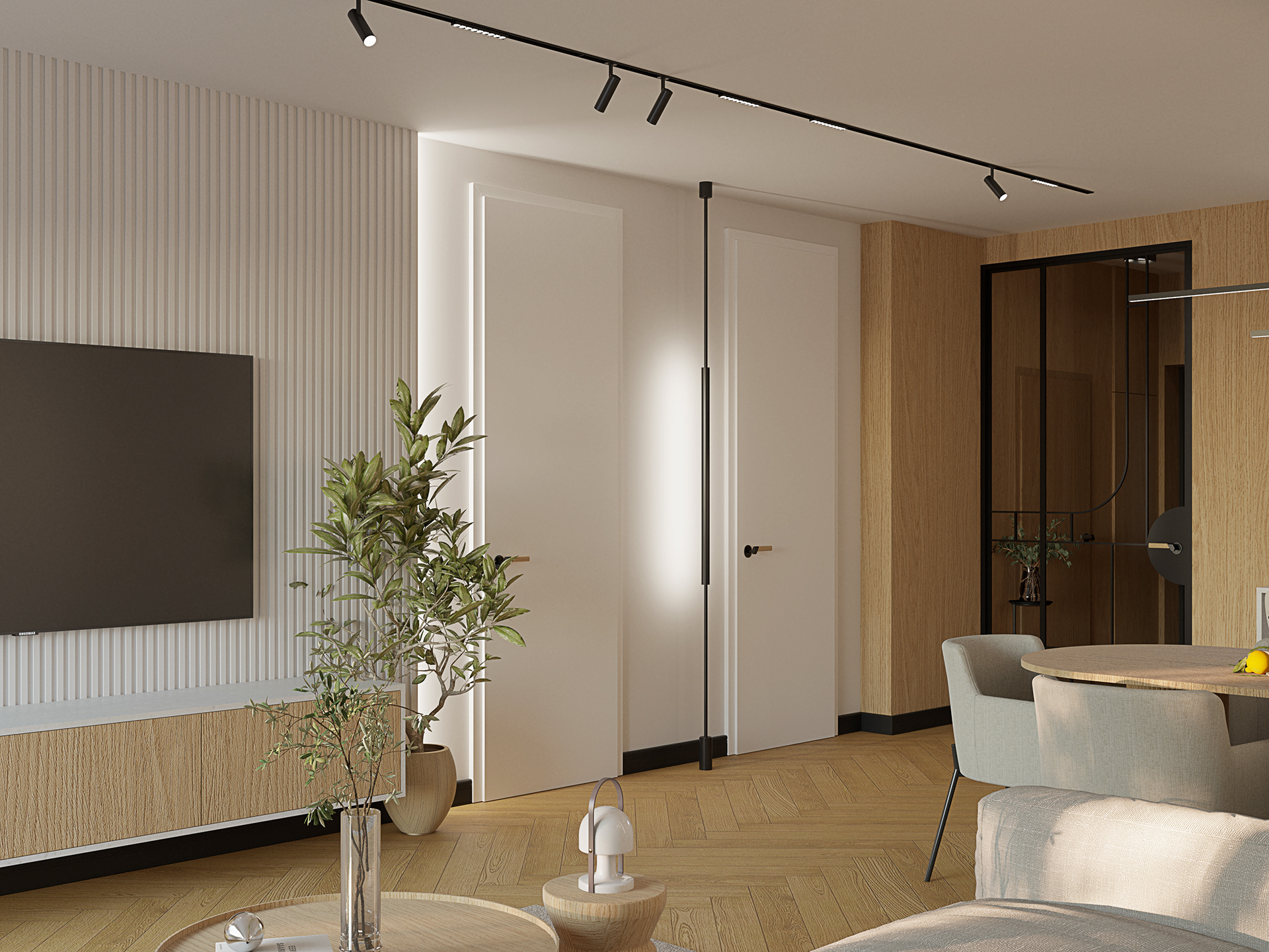 Modern, warm oasis.-3