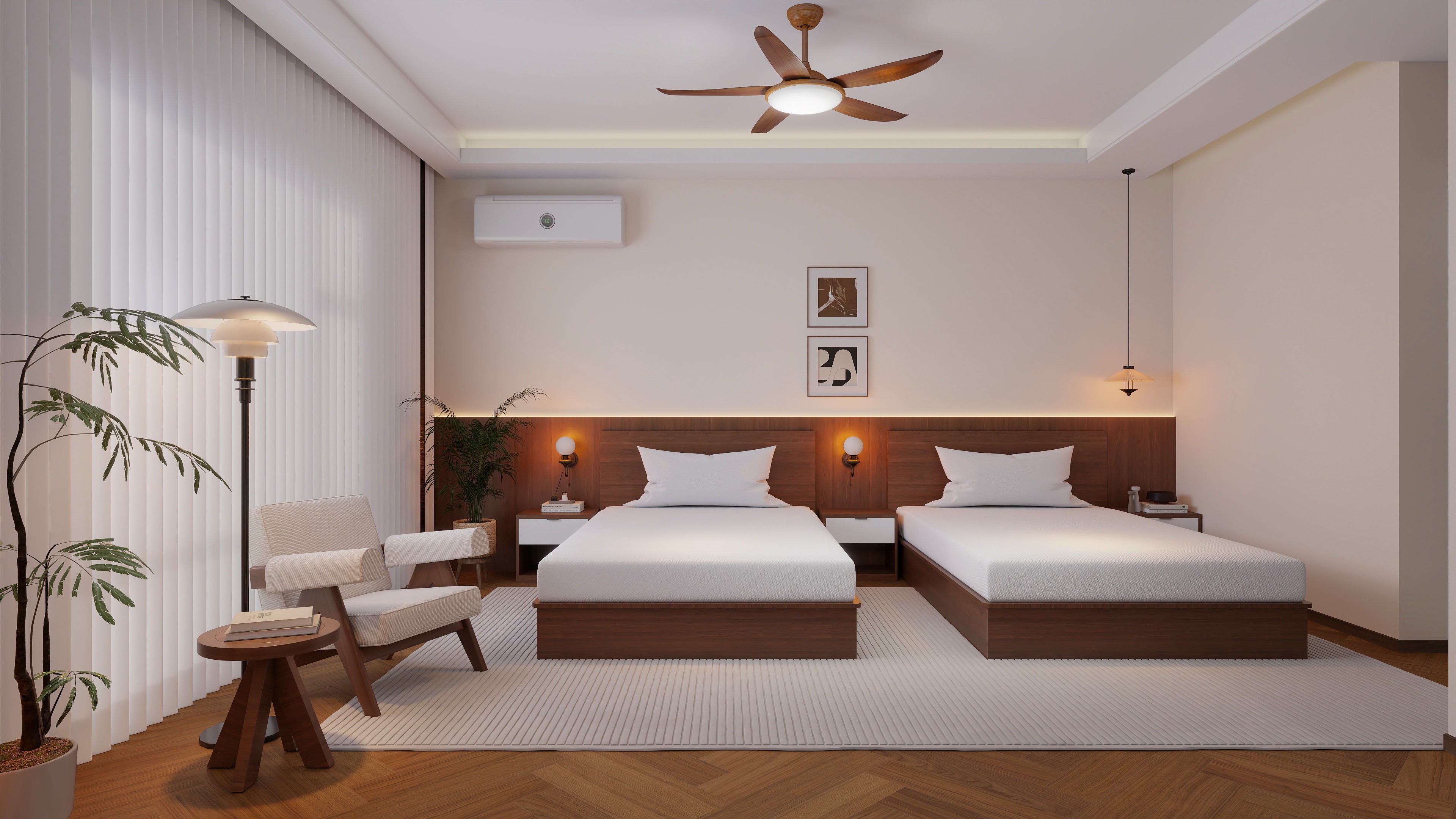 兼顾古韵与舒适，摒弃繁复雕饰-中古风民宿案例-7