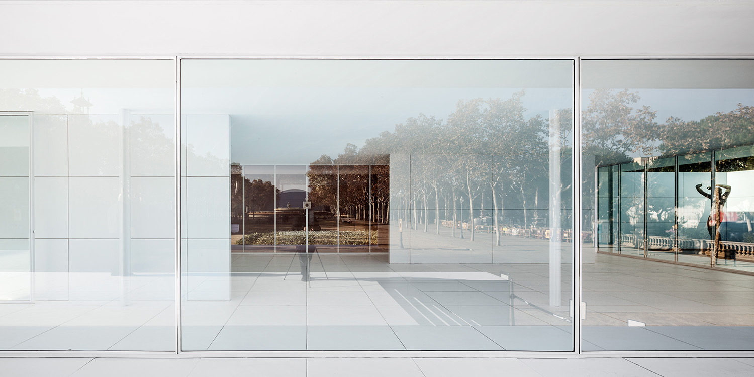 褪去材质的巴塞罗那 Mies van der Rohe Pavilion-27