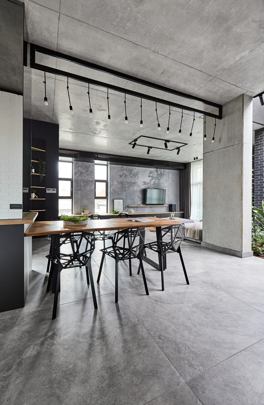 罗马尼亚顶层公寓工业风格设计案例-29