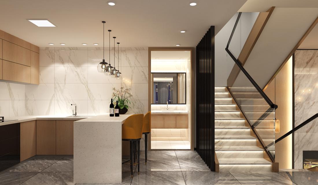 彭下欢设计·蒋先生新中式(御景庄园)-20