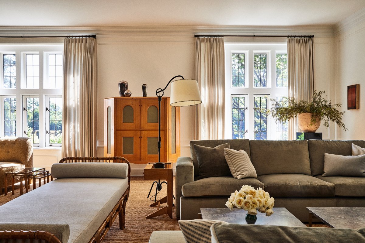 加州风情融入东海岸传统的格林威治住宅改造丨美国康涅狄格丨Mike Moser-13