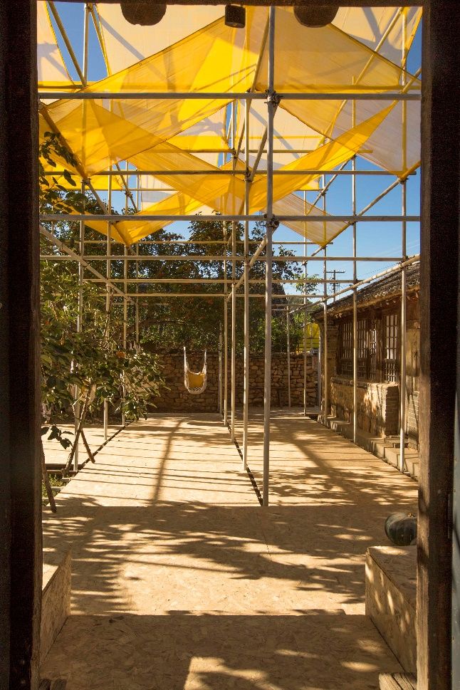 一星期 一万元 零废弃 | 脚手架建起的乡村艺廊-65