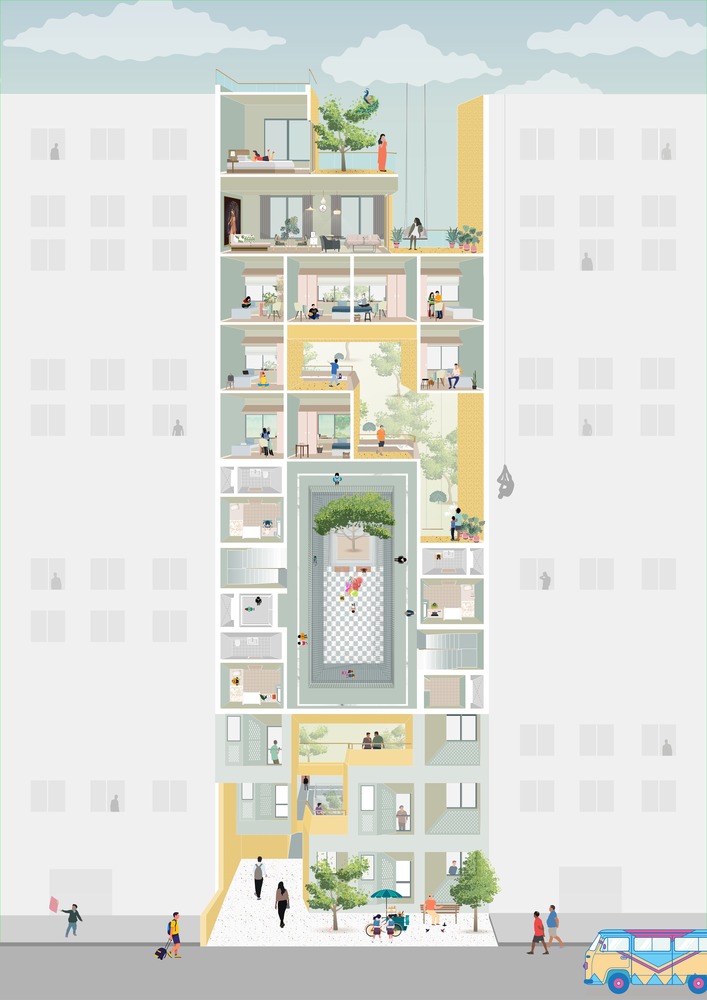 印度 Kota 学生公寓丨Sameep Padora & Associates-51