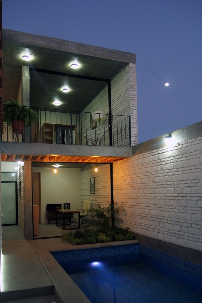 墨西哥图斯特拉·古铁雷斯周末家庭别墅-39