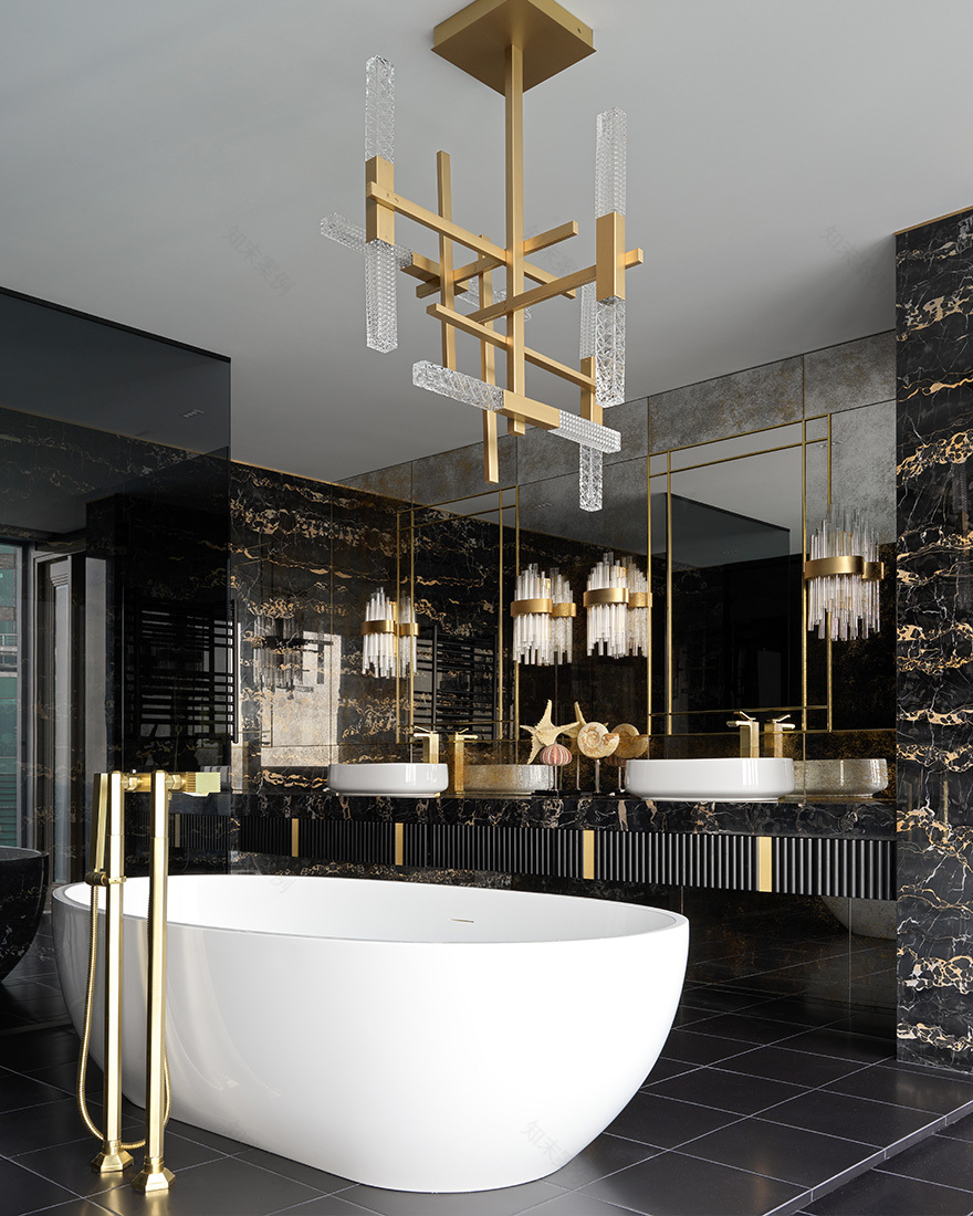 莫斯科塔尖上的豪华公寓 | 自然与现代的完美结合-18