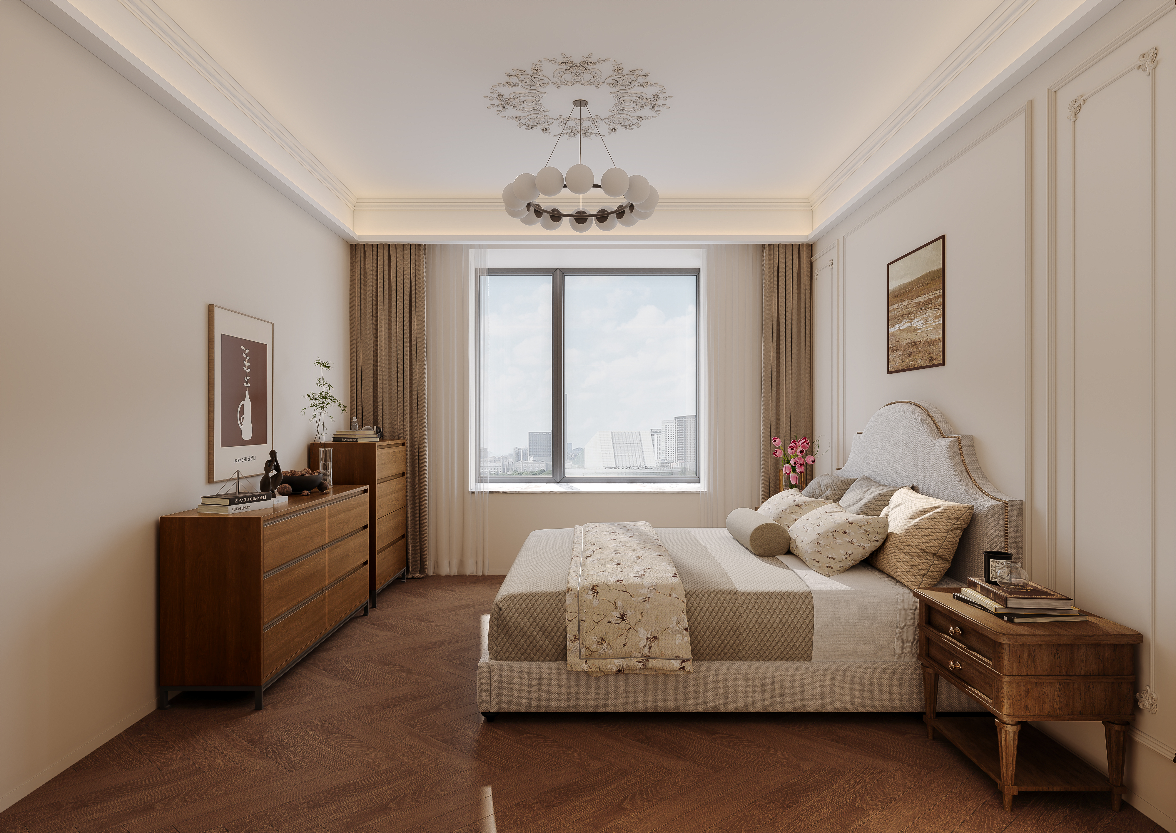 新华路法式中古公寓空间设计-19