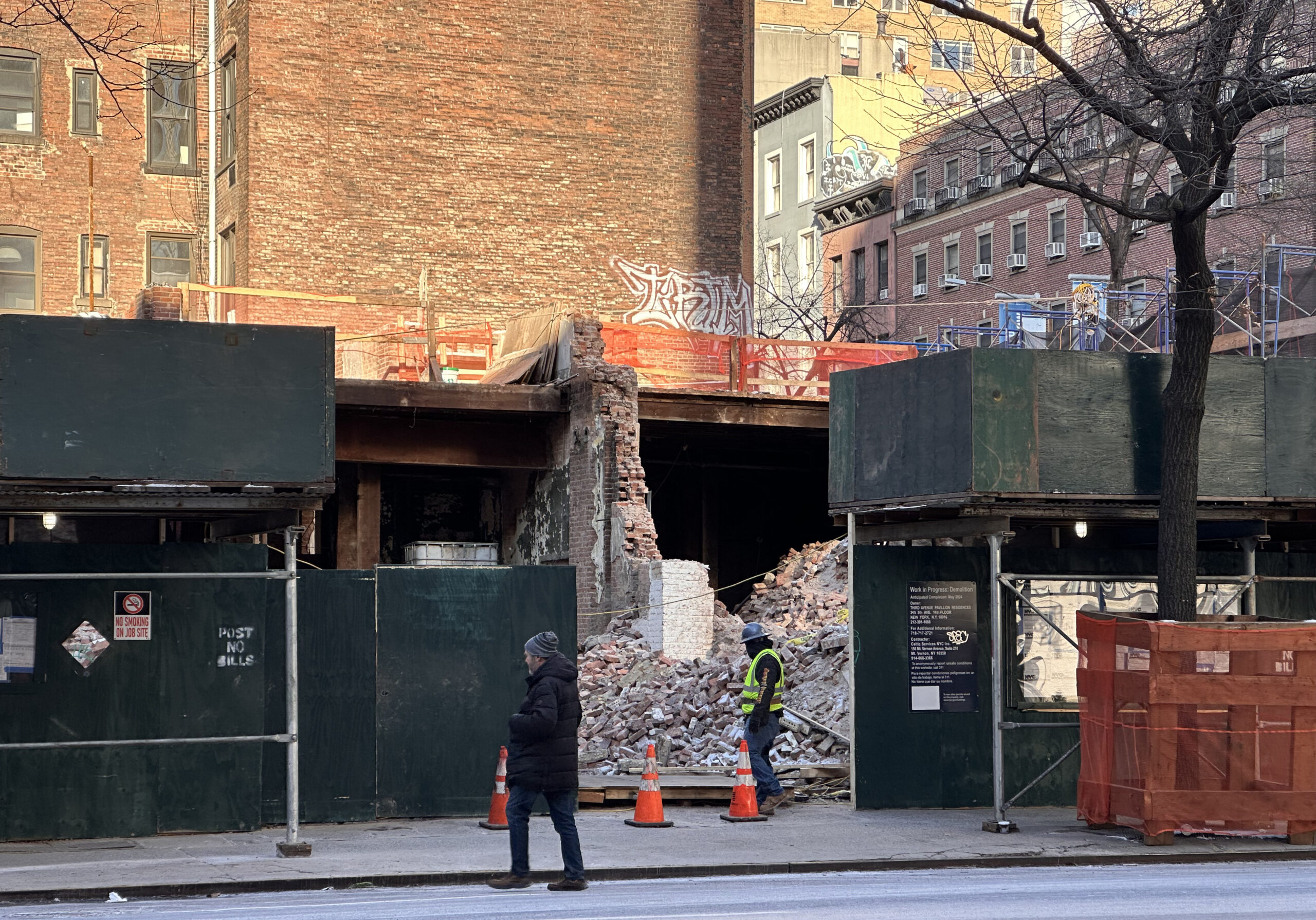 Demolition Wraps Up At 540 Third Avenue in Murray Hill, Manhattan - New York YIMBY-1
