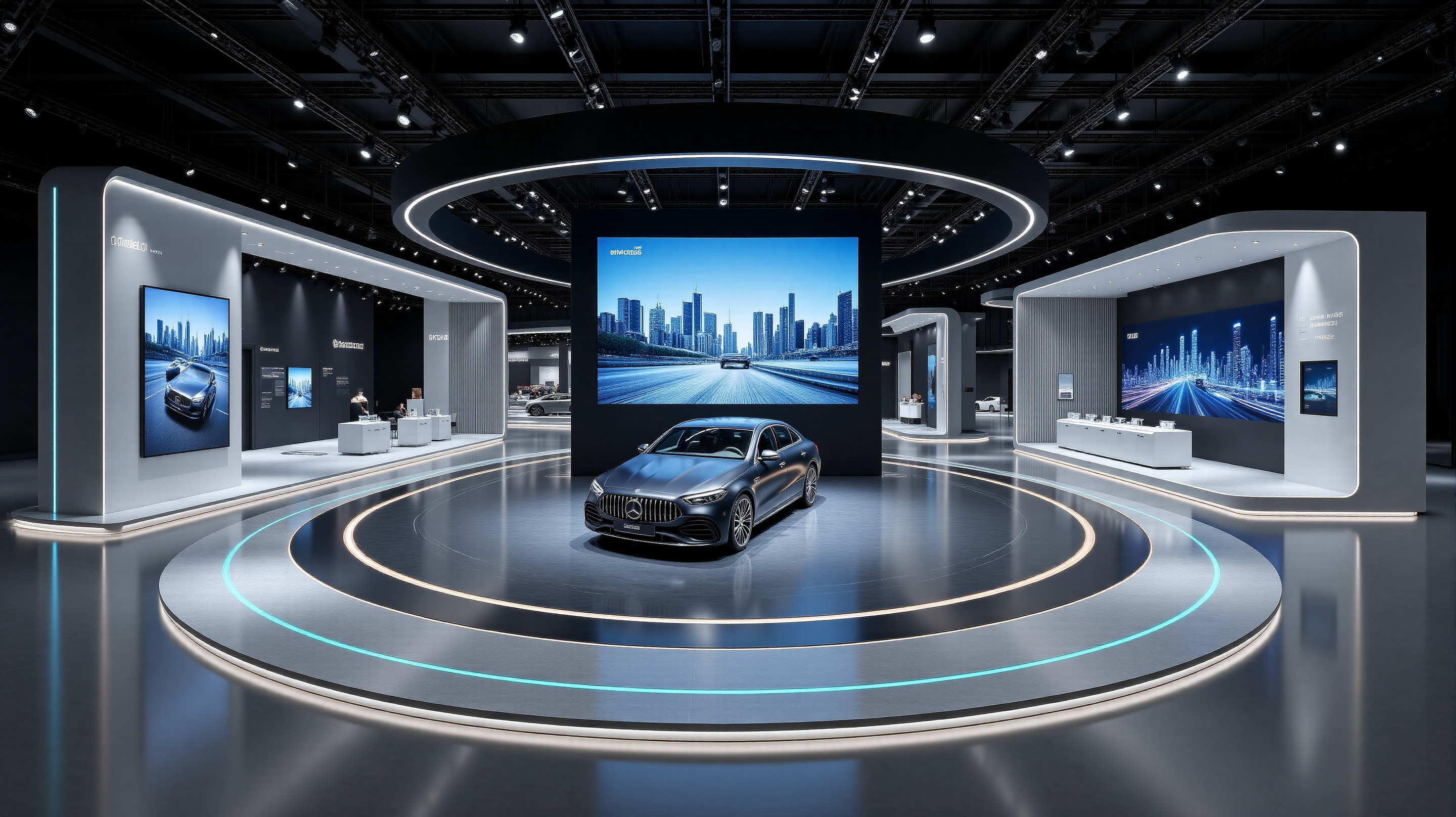 奔驰汽车展台设计-7